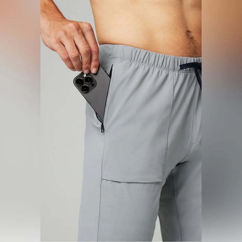 Mens Fabletics The One Jogger Training Athletic Pants - Shadow Grey Size Medium - Picture 2 of 8